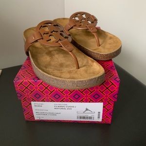 NIB TORY BURCH MILLER CLOUD SANDAL SIZE 7